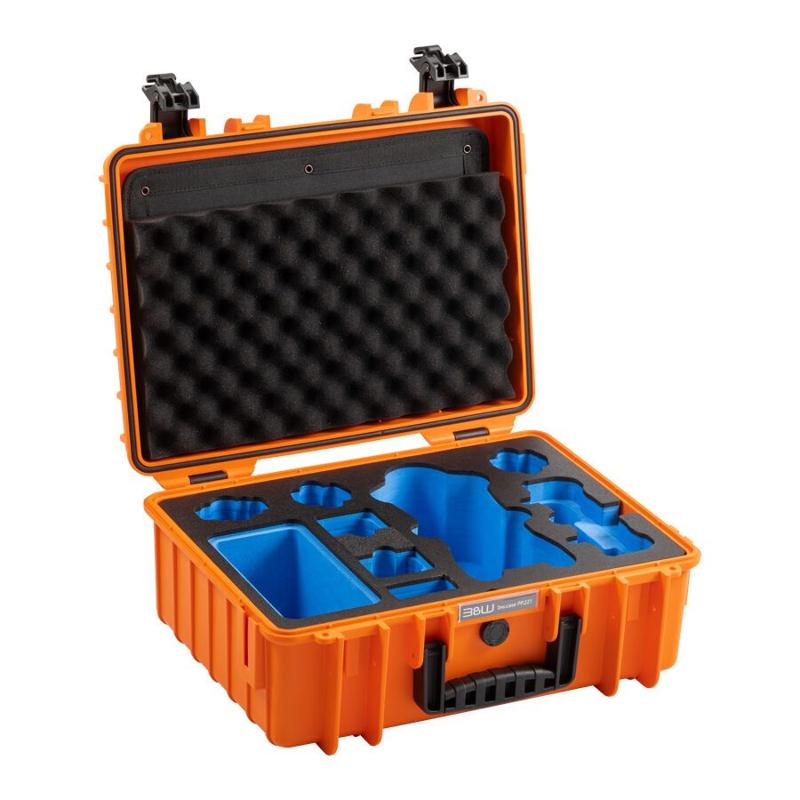 B&W Outdoor Case Type 5000 Oranje voor DJI Mavic 4 Pro Fly More Combo