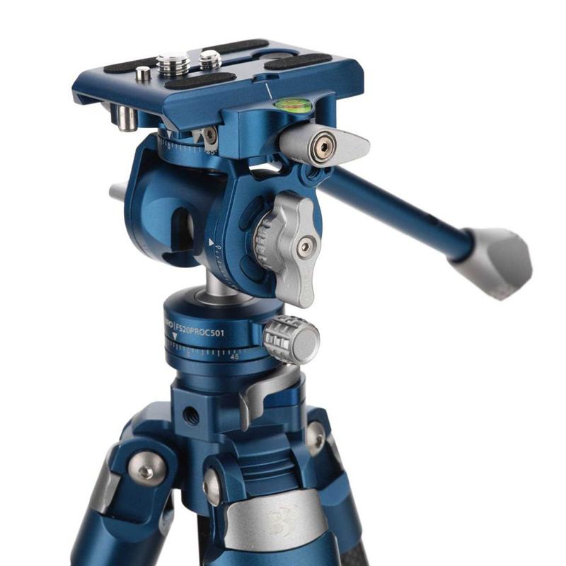 Foto 6 van Benro Cyanbird Carbon Videostatief met FS20PROC501 Videokop
