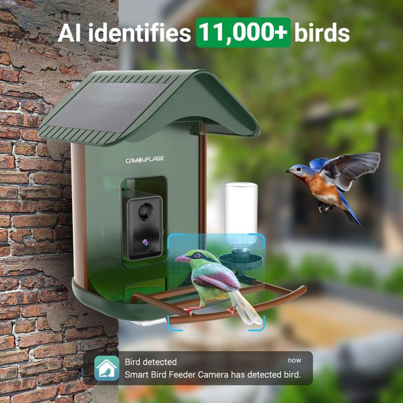 Foto 3 van Camouflage EZ BirdFeed 1 Wildcamera met AI-vogelherkenning