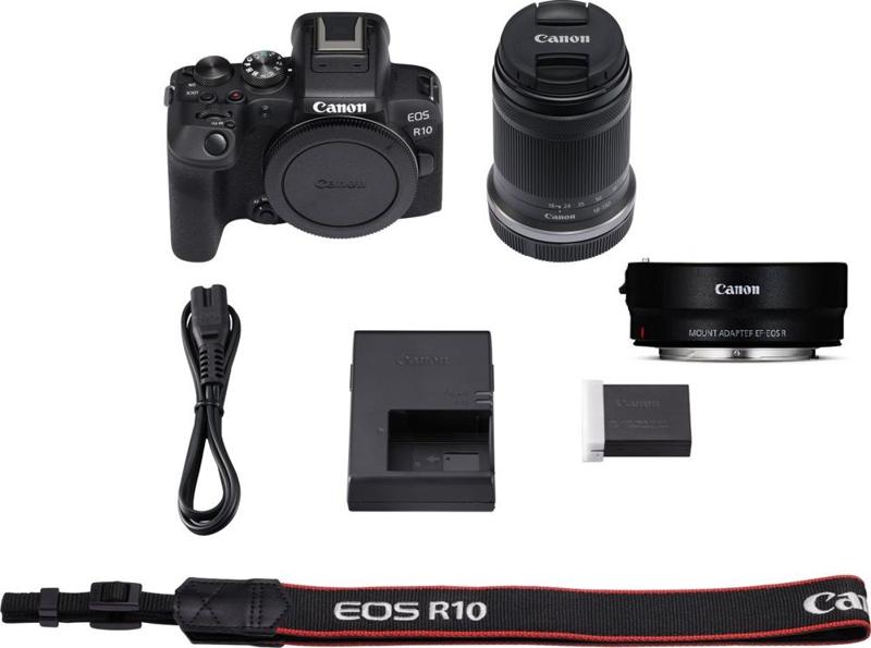 Foto 6 van Canon EOS R10 systeemcamera met RF-S 18-150mm f/3.5-6.3 IS STM en EF-EOS R adapter