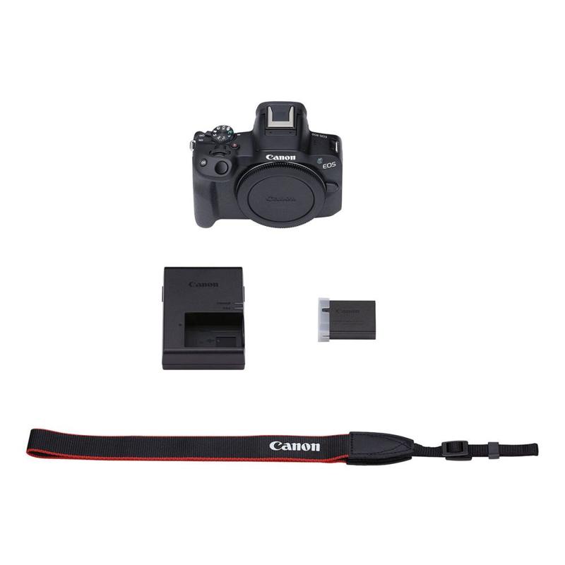 Foto 4 van Canon EOS R50 Systeemcamera Body Zwart