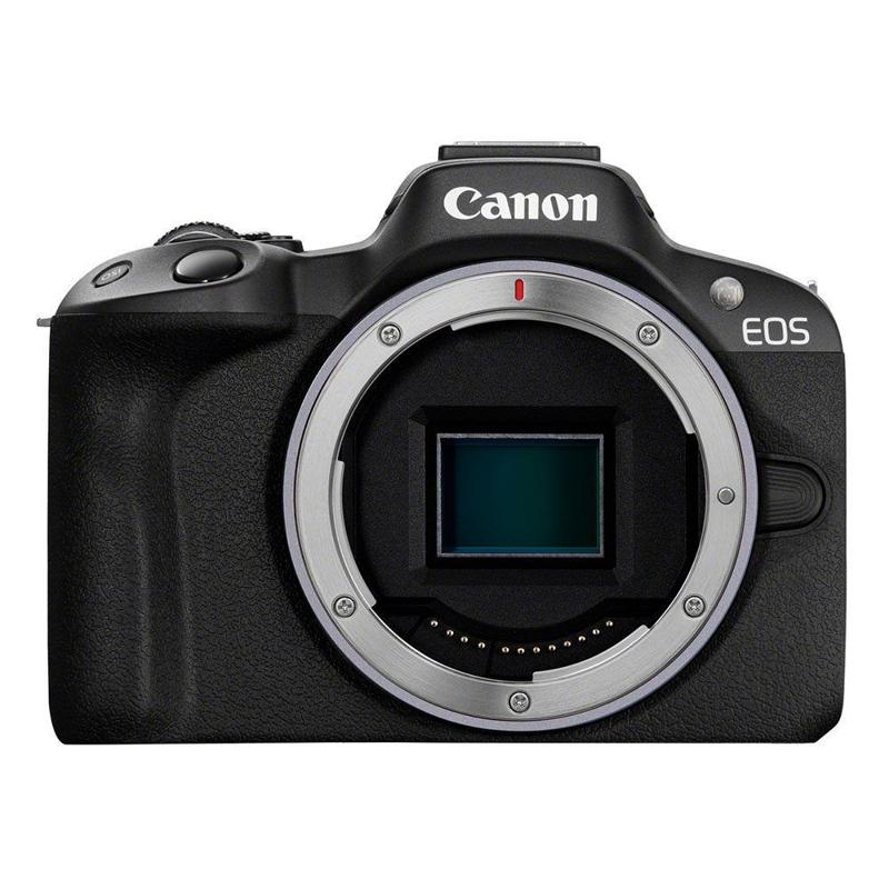 Foto 2 van Canon EOS R50 systeemcamera met RF-S 18-45mm en RF 75-300mm objectieven