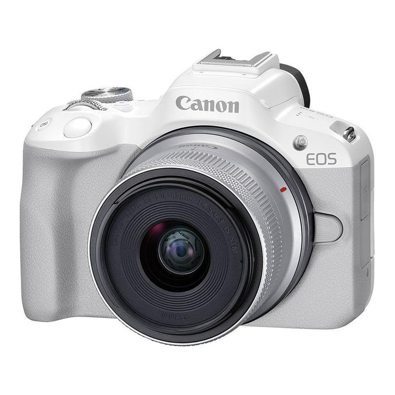 Foto 6 van Canon EOS R50 Systeemcamera met RF-S 18-45mm IS STM Lens Wit