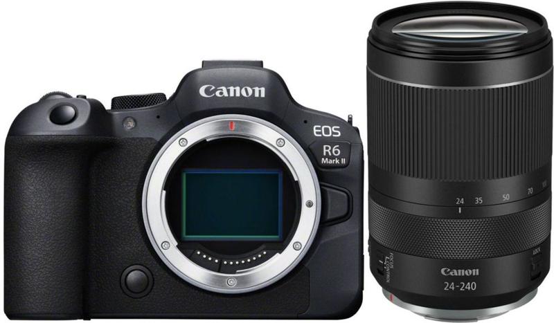 Canon EOS R6 II systeemcamera met RF 24-240mm f/4-6.3 IS USM objectief