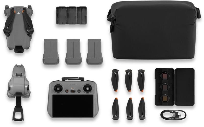 Foto 2 van DJI Mini 5 Pro Fly More Combo (RC2) met B&W Case 2000 geel