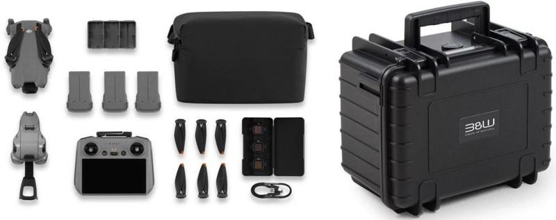 DJI Mini 5 Pro Fly More Combo (RC2) met B&W Case 2000 zwart