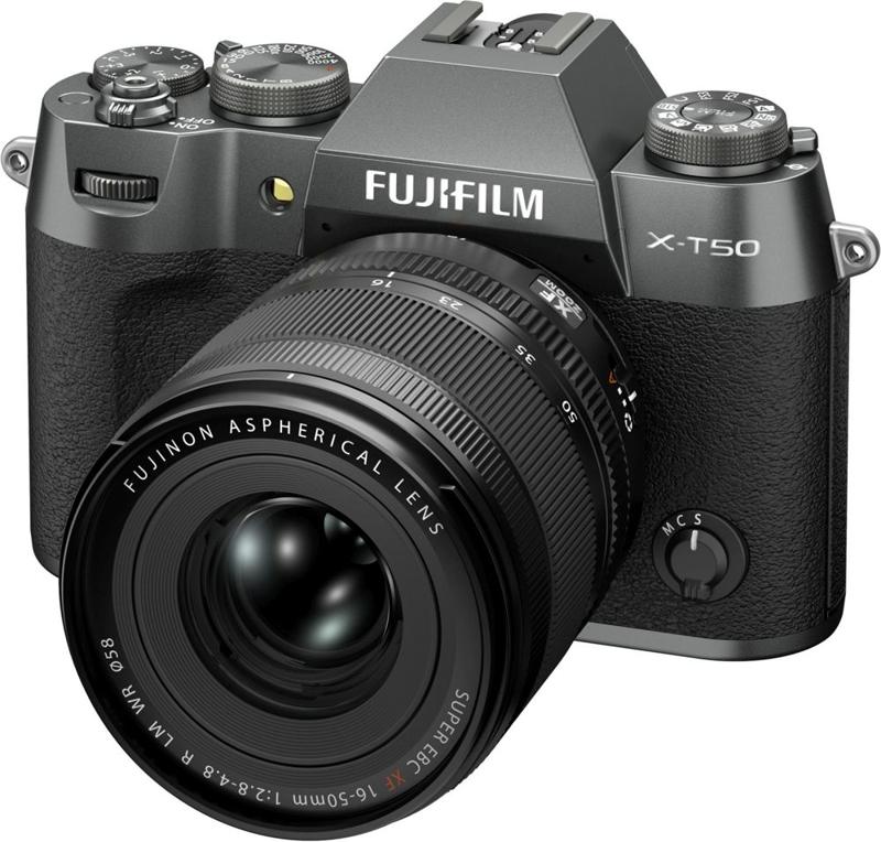 Foto 6 van FUJIFILM X-T50 systeemcamera met XF 16-50mm f2.8-4.8 R LM WR lens, antraciet