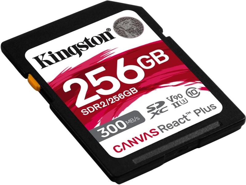Foto 2 van Kingston SDXC Canvas React Plus 256GB 300MB/s V90 UHS II