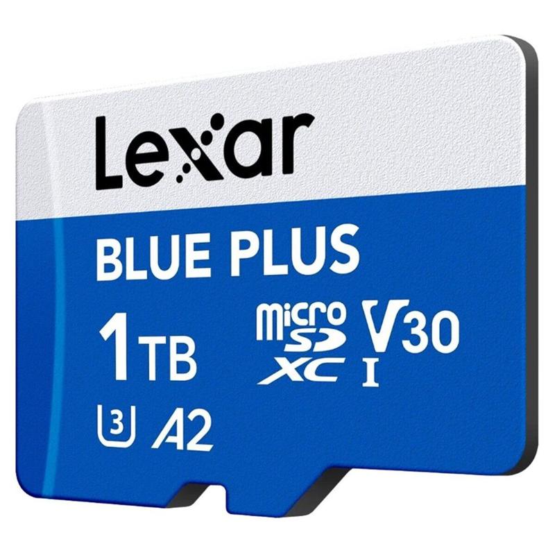 Foto 2 van Lexar 1TB Micro SD Blue Plus UHS-I V30 170MB/s geheugenkaart