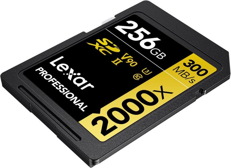 Foto 4 van LEXAR Professional SDXC 256GB 2000x UHS-II V90 Geheugenkaart