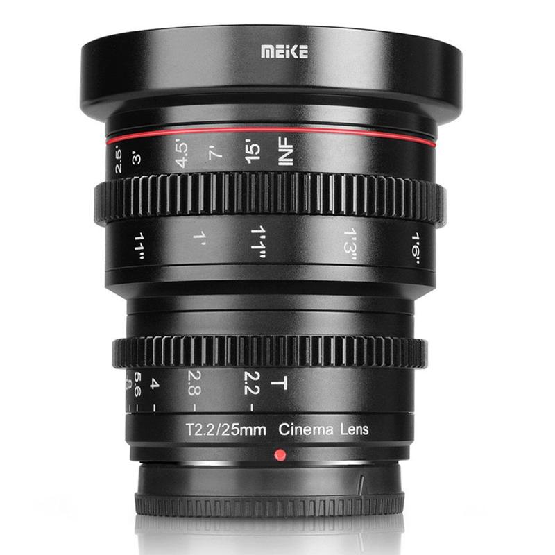 Foto 2 van Meike 25mm T2.2 MFT-mount objectief