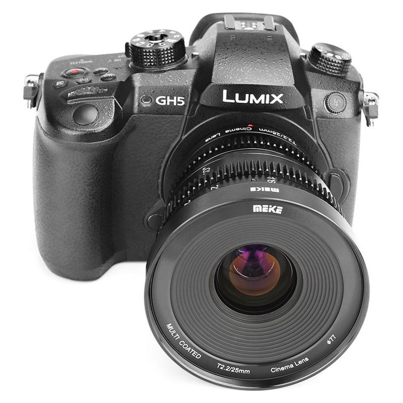 Foto 4 van Meike 25mm T2.2 MFT-mount objectief