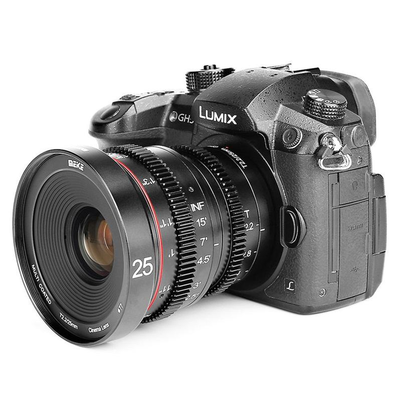 Foto 5 van Meike 25mm T2.2 MFT-mount objectief