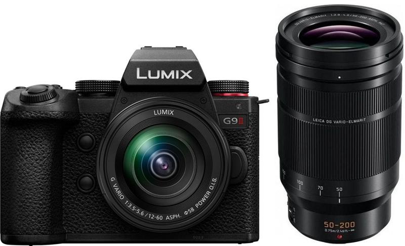 Panasonic Lumix G9 II Systeemcamera Kit met 12-60mm en 50-200mm Objectieven