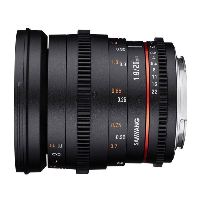 Foto 3 van Samyang 20mm T1.9 VDSLR ED AS UMC Olympus FT-mount objectief
