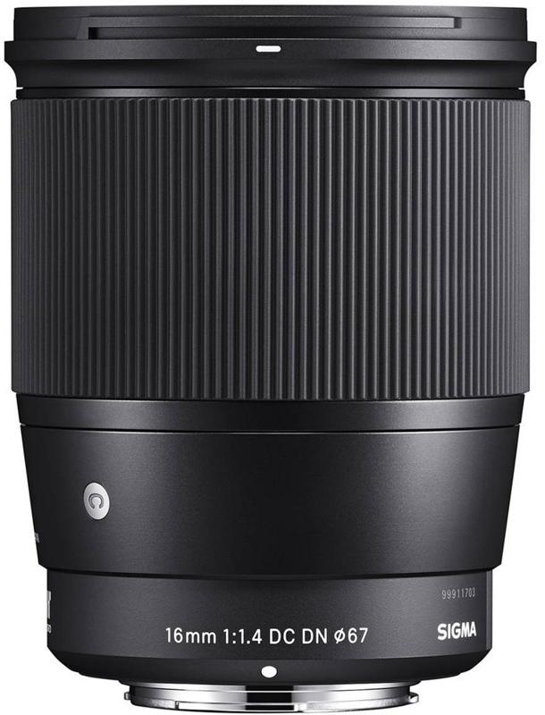 Sigma 16mm f/1.4 DC DN Contemporary groothoeklens voor Micro Four Thirds