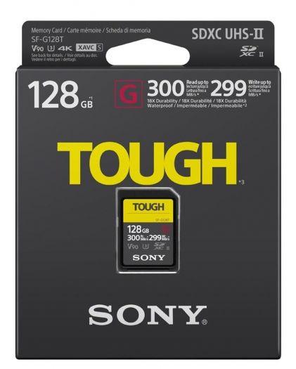 Foto 3 van Sony 128GB SDXC UHS-II R300 Tough SF-G128T geheugenkaart