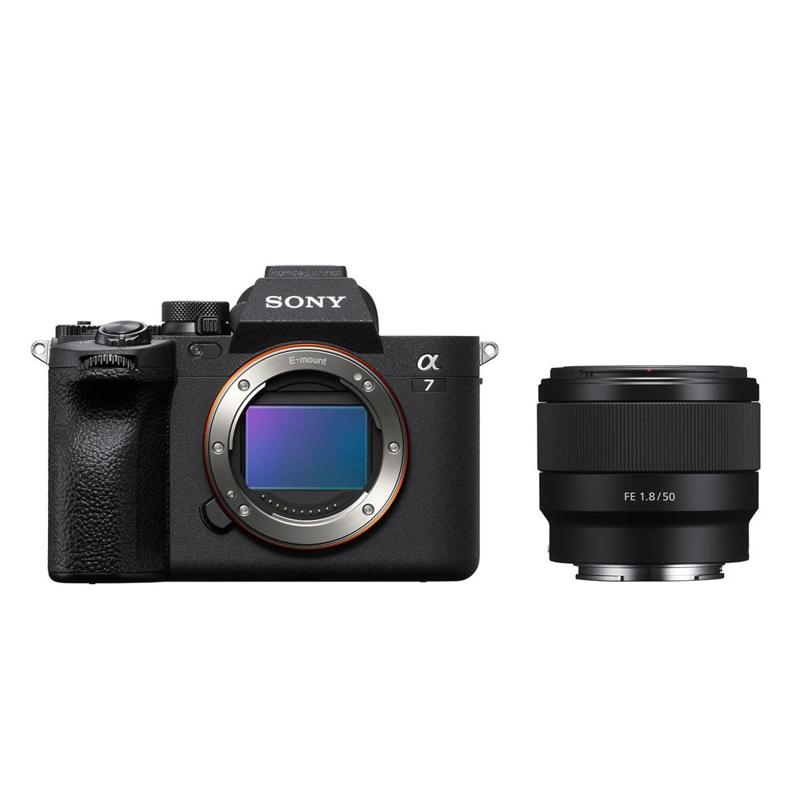 Sony Alpha A7 IV Systeemcamera met Sony FE 50mm f/1.8 Objectief