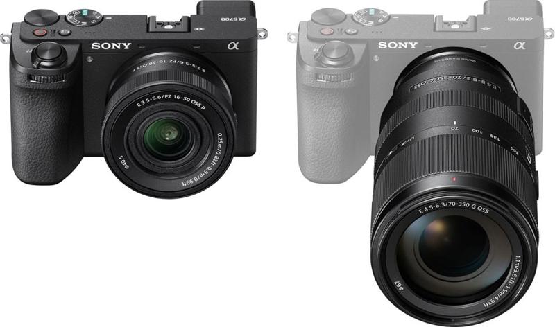 Foto 2 van Sony Alpha ILCE-6700 systeemcamera met SEL 70-350mm f4.5-6.3 G OSS objectief