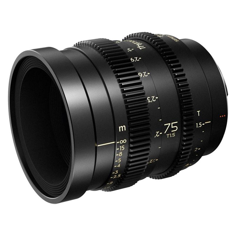 Thypoch Simera-C 75mm T1.5 FF Prime Cine Lens Sony E-mount