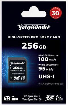 Foto 3 van Voigtländer Professional High-Speed SDXC 256GB UHS-II geheugenkaart